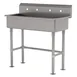Advance Tabco FS-FM-40 40" Freestanding Multi-Station Hand Sink without Faucet - 14 gauge 1 image