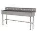 Advance Tabco FS-FM-80 80" Freestanding Multi-Station Hand Sink without Faucet - 14 gauge 1 image