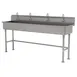 Advance Tabco FS-FM-80EF 80" Freestanding Multi-Station Hand Sink with e-Faucet - 14 gauge 1 image