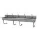 Advance Tabco FS-WM-100EF 100" Wall Mounted Multi-Station Hand Sink with e-Faucet - 14 gauge 1 image