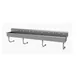 Advance Tabco FS-WM-120 120" Wall Mounted Multi-Station Hand Sink without Faucet - 14 gauge 1 image
