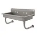 Advance Tabco FS-WM-40-ADA 40" Wall Mounted Multi-Station Hand Sink without Faucet - 14 gauge 1 image