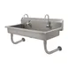 Advance Tabco FS-WM-40EFADA Wall Mounted Multi-Station Hand Sink with e-Faucet - 14 gauge 1 image