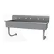 Advance Tabco FS-WM-60 60" Wall Mounted Multi-Station Hand Sink without Faucet - 14 gauge 1 image
