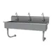 Advance Tabco FS-WM-60EF 60" Wall Mounted Multi-Station Hand Sink with e-Faucet - 14 gauge 1 image