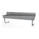 Advance Tabco FS-WM-80-ADA 80" Wall Mounted Multi-Station Hand Sink without Faucet - 14 gauge 1 image