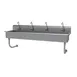 Advance Tabco FS-WM-80EF 80" Wall Mounted Multi-Station Hand Sink with e-Faucet - 14 gauge 1 image