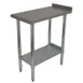 Advance Tabco FTS-3018-X 18" Open Base Work Table Open with Undershelf / Upturn - Flyer 1 image