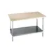 Advance Tabco H2G-244 Maple Top Work Table, 48"W X 24"D 1 image