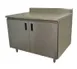 Advance Tabco HK-SS-308 96" Cabinet Base Hinged Doors Work Table with 4 Doors 1 image