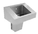 Advance Tabco HSS-ADA-1 Wall Mounted Hand Sink without Faucet - 16 gauge / 3 Splashes 1 image