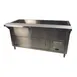 Advance Tabco MACP-5-DR 77" Mechanically Assisted Refrigerated Cold Pan Table w/ Enclosed Base and Sliding Doors, (5) Pan 1 image
