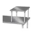 Advance Tabco MST-24-36 Equipment Shelf, Table Mounted, 36"W X 24"D 1 image