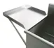 Advance Tabco N-54-36 Drainboard, 24" X 36", Square Corner Sinks Only 1 image