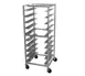 Advance Tabco OT20-3 Mobile End Load Oval Tray Storage Rack w/ 3" Bottom Load Slides, Full Height 1 image