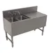 Advance Tabco PRB-19-42L 48" Underbar Sink Units, 2 Compartment with Right Drainboard 1 image
