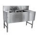 Advance Tabco PRB-19-43L 48" Underbar Sink Units, 3 Compartment with Right Drainboard 1 image