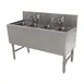 Advance Tabco PRB-19-44C 48" Underbar Sink Units, 4 Compartment without Drainboard 1 image