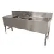 Advance Tabco PRB-24-73C 84" Underbar Sink Units, 3 Compartment with 2 Drainboards 1 image