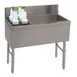 Advance Tabco PRC-19-48R 48" Ice Bin / Bottle Storage Combo Unit 1 image
