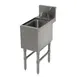 Advance Tabco PRHS-24-18 18" Free Standing Underbar Hand Sink Unit with Deck Mount Faucet 1 image