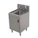 Advance Tabco PRHSC-19-18 18" Free Standing Underbar Hand Sink Unit w/ Cabinet Base & Hinged Door 1 image