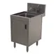 Advance Tabco PRHSC-24-18 18" Free Standing Underbar Hand Sink Unit w/ Cabinet Base & Hinged Door 1 image