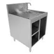 Advance Tabco PRSCS-25-24 Prestige Underbar Drainboard Cabinet with Sink 1 image