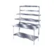 Advance Tabco PT-18S-144 Overshelf, Table Mounted, Single, 144"W X 18"D 1 image