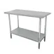 Advance Tabco SLAG-308-X 96" Stainless Steel Top 85" - Work Table 1 image