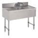 Advance Tabco SLB-31C 36" Underbar Sink Units, 1 Compartment with 2 Drainboards 1 image