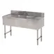 Advance Tabco SLB-42C 48" Underbar Sink Units, 2 Compartment with 2 Drainboards 1 image