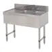 Advance Tabco SLB-42R 48" Underbar Sink Units, 2 Compartment with Left Drainboard 1 image