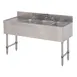 Advance Tabco SLB-43R-X 48" Underbar Sink Units, 3 Compartment with Left Drainboard - Flyer 1 image