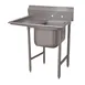 Advance Tabco T9-1-24-18L-X 40" One Compartment Sink, 16"W x 20"L Bowl With Left-Hand Drainboards 1 image