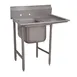 Advance Tabco T9-1-24-18R-X 40" One Compartment Sink, 16"W x 20"L Bowl With Right-Hand Drainboards 1 image