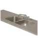 Advance Tabco TA-11B-2 Double Sink Welded Into Table Top 1 image