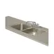 Advance Tabco TA-11K-2 Double Sink Welded Into Table Top 1 image