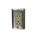 Advance Tabco TA-62C Electric Outlet Under Top of Table or Overshelf, Gfi 1 image