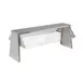 Advance Tabco TBS-5 Buffet Shelf with Breath Guard, Double Sided, Self-Serve 1 image