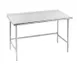 Advance Tabco TFMS-367 84" Stainless Steel Top 73" - Work Table 1 image