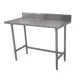 Advance Tabco TKSLAG-305-X 60" Stainless Steel Top 54" - 62" Work Table 1 image