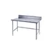 Advance Tabco TSKG-362 24" Open Base Work Table, Stainless Steel Base / 5" Backsplash 1 image