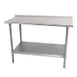Advance Tabco TTK-306-X 72" Stainless Steel Top 63" - Work Table 1 image