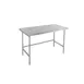 Advance Tabco TVLG-362 24" Open Base Work Table, Galvanized Base / Flat Top (Without Backsplash) 1 image