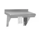 Advance Tabco WS-12-96CM 18 Gauge Satin Stainless Steel Wall Mounted Shelf - 96" x 12" 1 image