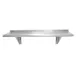 Advance Tabco WS-18-96-16 16 Gauge Satin Stainless Steel Wall Mounted Shelf - 96" x 18" 1 image