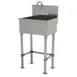 Advance Tabco WSS-14-21-FM-F 18" Freestanding Hand Sink with Faucet - 16 gauge 1 image