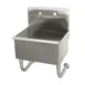 Advance Tabco WSS-14-21 18" Wall Mounted Hand Sink without Faucet - 16 gauge 1 image