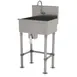 Advance Tabco WSS-14-21KV-FM 18" Freestanding Hand Sink w/Hands Free Faucet-Single Knee Valve/16 g 1 image